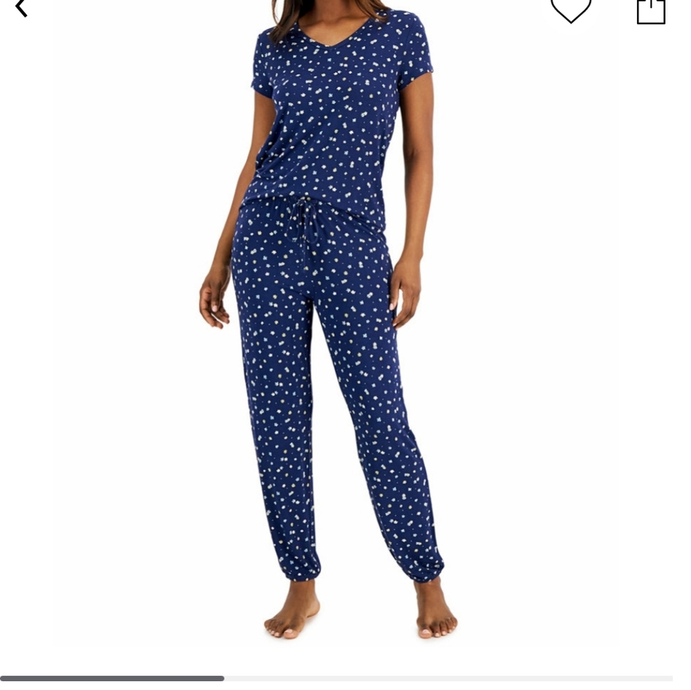 Charter Club V neck & Jogger Pajama Set Sz.XL